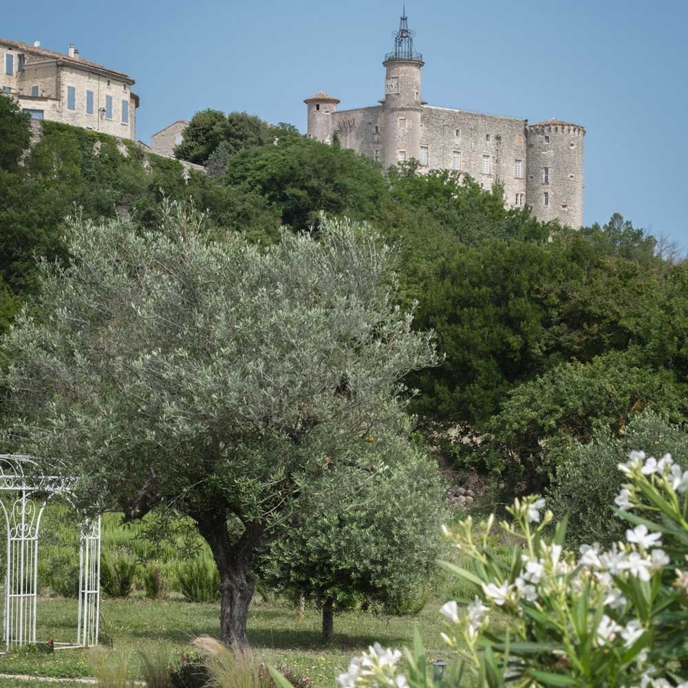 Un domaine privé situé au pied de Lussan Occitanie