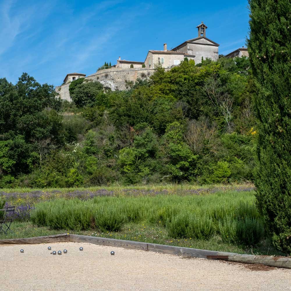 Location d'un mas provençal avec piscine et terrain de pétanque