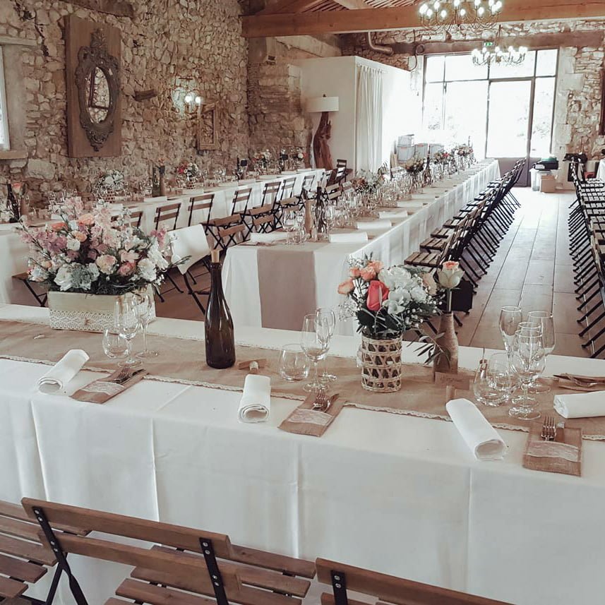 Mariage champêtre dans une ancienne grange